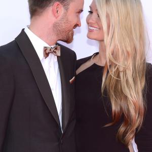 Aaron Paul and Lauren Parsekian at event of The 64th Primetime Emmy Awards 2012