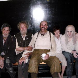 Cast of Waiting for Godot. Roger Rees, Ian McKellen, Matthew Kelly, Will Cottle and Brendan O'Hea. Sydney 2010