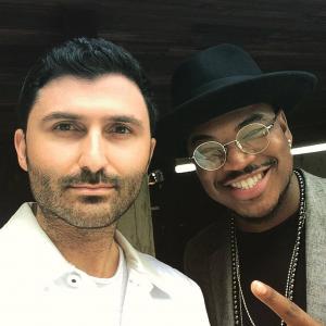 Nazo Bravo and Ne-Yo at the 82 Group Cocktail Brunch for the 2015 BET Awards Weekend
