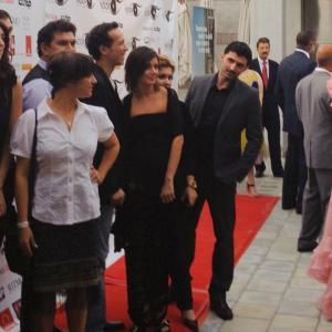 Nazo Bravo at Noor Film Festival red carpet event