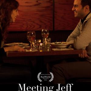 Movie poster for MEETING JEFF, designed by Zachary Richman