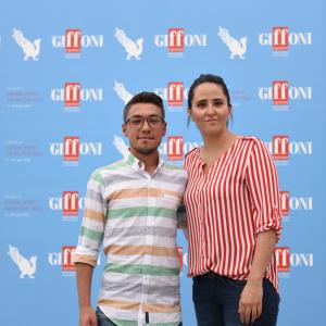 Actor Hakan Yildiz and Director Selcen Yilmazoglu  Giffoni Film Festival 2015