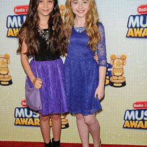 With Girl Meets World Co-star Sabrina Carpenter- Radio Disney Awards