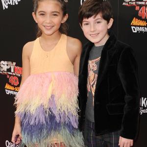 Mason Cook and Rowan Blanchard at event of Spy Kids: All the Time in the World in 4D (2011)