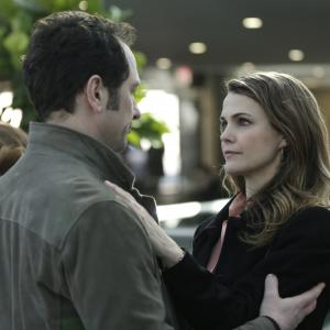 Still of Keri Russell and Matthew Rhys in The Americans (2013)