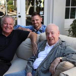 Paul J. Porter with Robert Wagner and Tim Conway.