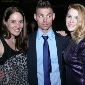At the Rabid Love Los Angeles premiere event after party with Jessica Sonneborn and Hayley Derryberry
