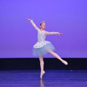 Performing solo from Swan Lake at the Youth America Grand Prix ballet competition