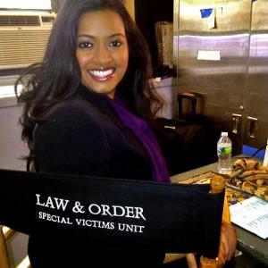 Rhona Fox on the set of Law  Order Special Victims Unit 2011