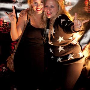 Kristi Ray and Jennifer Heininserra at NYC Horror Film Fest 2013