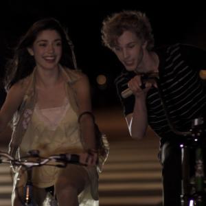 Still of Parker Croft and Emilia Ares Zoryan in Falling Overnight (2011)