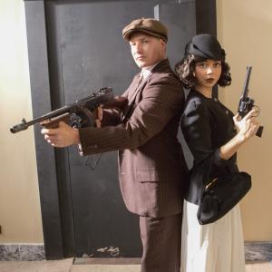 Still of Sarah Hyland and Lane Garrison in Bonnie and Clyde 2013
