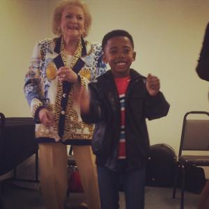 Got a chance to work with Betty White on  Hot in Cleveland  shes the sweetest lady ever!!