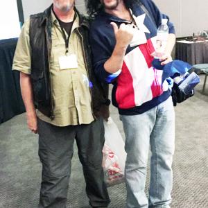 I'm pictured with Wally Wingert at the 2014 Stan Lee Comikaze Convention.