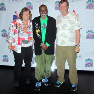 Steppin Out With Ben Vereen Saturday May 31 2014 at the Lewis Family Playhouse in Rancho Cucamonga CA Pictured Karen Schmauss Ben Vereen and Gregory Schmauss