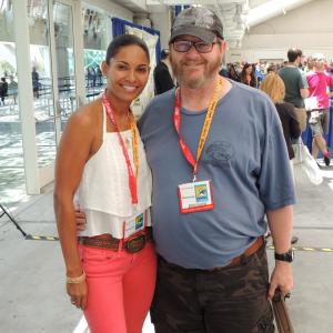 Salli Richardson and Gregory Schmauss at the 2012 San Diego ComicCon