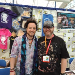 Gregory Schmauss with Giorgio A Tsoukalos host of the History Channels Ancient Aliens at the 2012 ComicCon in San Diego California