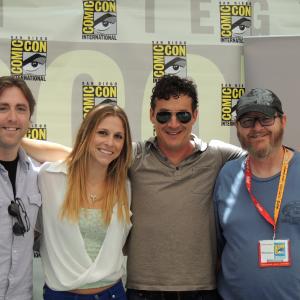 Gregory Schmauss at 2012 Comic-Con with cast from National Geographic's 