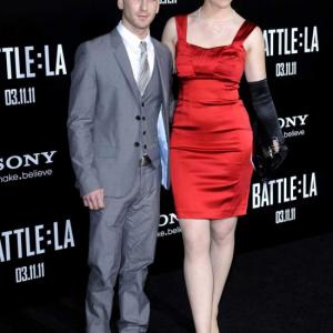 Battle: Los Angeles Premiere, Will Rothhaar & Ava Bogle
