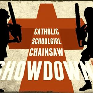 Stephanie Edmonds in Catholic Schoolgirl Chainsaw Showdown 2012