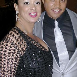With Terrence Howards at the ALMA AWARDS