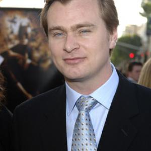 Christopher Nolan at event of Betmenas: Pradzia (2005)
