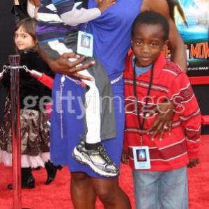 Jeryl Prescott Sales attends Disneys world premiere of Mars Needs Moms with her sons Jordan and Coleman Sales March 6th 2011 at the El Capitan Theatre in Hollywood