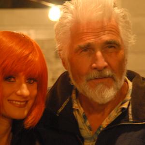 Violeta with James Brolin in Angel Camouflaged