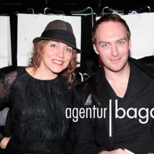 Sanny van Heteren and Martin Stange at MercedesBenz Fashion Week Berlin event 2013
