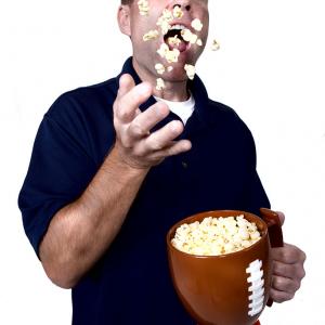 Jack Mahrt Football mug photo shoot