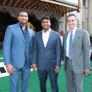 Dinesh Patel and Rinku Singh at event of Million Dollar Arm (2014)