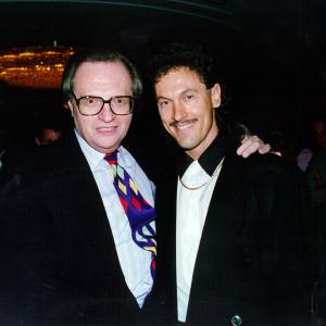 Composer Tad Sisler with Larry King