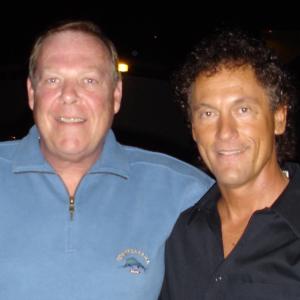 Composer Tad Sisler with dear friend, Los Angeles Lakers coach Frank Hamblen