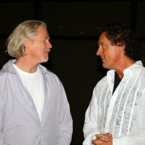 Composer Tad Sisler with Television/Film actor William Katt at the premiere of their newest film