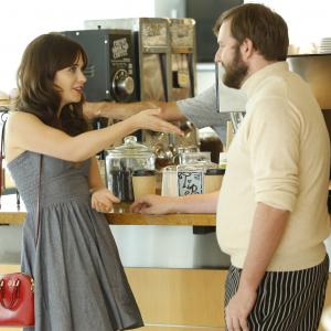 Still of Zooey Deschanel and Matteo Borghese in New Girl (2011)