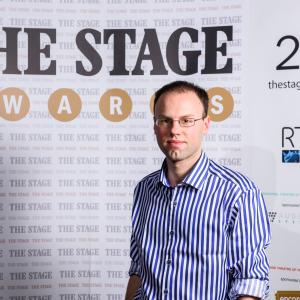 Joseph Booton at The Stage Awards 2015 UK