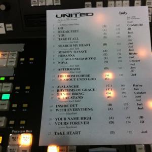 Hillsong United Live in Miami Set List