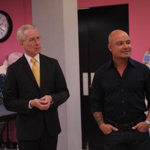 Still of Collier Strong and Tim Gunn in Project Runway: Takin' It to the Streets (2010)
