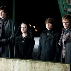 Still of Dakota Fanning, Cameron Bright, Daniel Cudmore and Charlie Bewley in The Twilight Saga: Eclipse (2010)