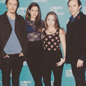 Xavier Samuel, Andrea Demetriades, Anthea Williams, and Benedict Hardie at the Sydney Film Festival premiere of 