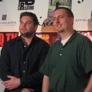 From left to right Dan Gregory  Blake J Zawadzki at the 2011 New York International Independent Film  Video Festival