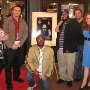 From Left to Right Florencia Scuderi Blake J Zawadzki Dayveonne Bussey Amay Sashital Dan Gregory and Katelyn Spinosa at The Definitive Point 2011 premiere at the 2011 Bergenfield Film Festival