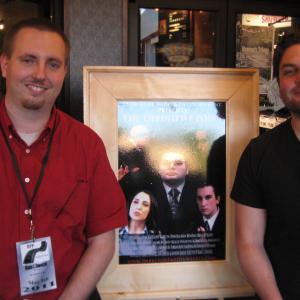 (From left to right) Blake Zawadzki & Dan Gregory at the premiere of 'The Definitive Point' (2011) at the 2011 Bergenfield Film Festival.