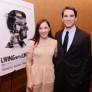 George and Jackie Kunhardt at the HBO premiere of Living With Lincoln