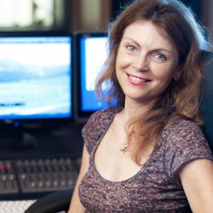 Film Director Jolanda Ellenberger in the Pan Music Sound Studio recording atmospheric tracks with Swiss singer Jal Malli for the short documentary THE FREEDOM OF THE HEARTTHE FOAL STORY