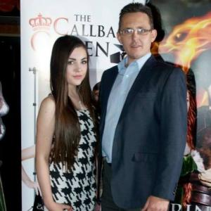 Chloe Gibson (actor) and Stephen Gibson (producer) at The Callback Queen Dublin premiere