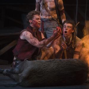Act 2 Jack Merridew in LORD OF THE FLIES at Barrington Stage Company directed by Giovanna Sardelli.