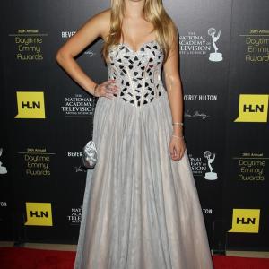 Lindsay Bushman attends the 39th annual Daytime Emmy Awards