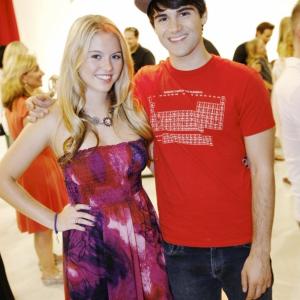 Lindsay Bushman and co-star Max Ehrich Celebrating 10,000 episodes of The Young and the Restless