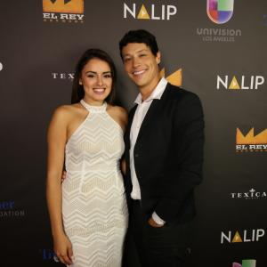 Vanessa Vasquez & Reynaldo Pacheco hosts at the NALIP Latino Lens Filmmakers Showcase